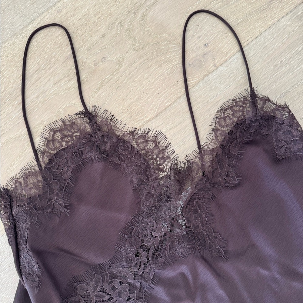 NWT Zara Asymmetric Lace Camisole - Picture 6 of 8